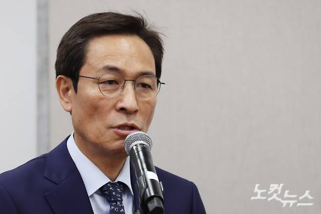 우상호 강원도지사 당선인. 윤창원 기자