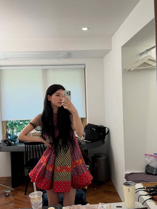Singer and actress Bae Suzy captivated fans attention by showcasing flawless visuals in photos and videos posted on her social media. Song Hye-kyo and Lee Min-jung left comments on the post, revealing their special affection for Bae Suzy.On the 12th, Bae Suzy posted photos and videos on her account wearing a mini dress with a vibrant pattern. In particular, she flaunted her distinct features and unchanging innocent beauty even from a challenging angle looking up from below.Bae Suzy also added to her approachable charm by releasing a video showing her playfully sticking her toes out of her shoe. Upon seeing this, Song Hye-kyo expressed his affection with a heart emoji, while Lee Min-jung drew attention with a witty comment.Meanwhile, Bae Suzy is scheduled to continue her acting career by appearing in the Disney+ original series Bewitched, which is set to be released this year.