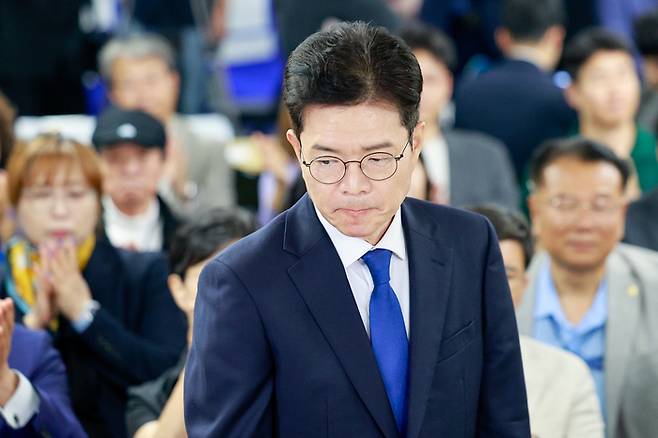 지방선거 입장 밝힌 정원오 서울시장 후보 [공동취재]