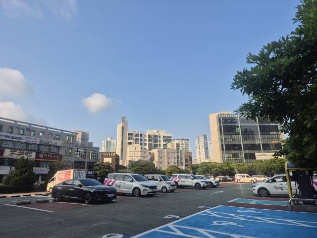 ‘해운대 C-HUB 스테이션’ 조성 수립 용역 대상 지역인 부산도시철도 2호선 중동역 공영 주차장 부지.