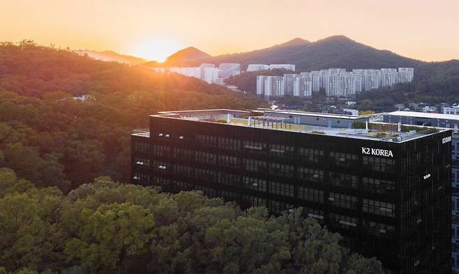 서울 강남구 자곡동 K2코리아 사옥. /사람인 홈페이지 캡처