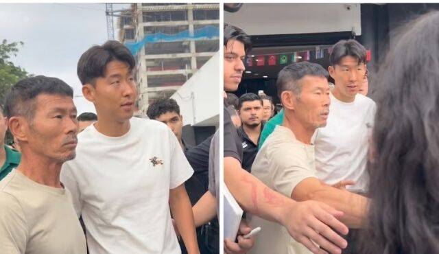 축구대표팀 주장 손흥민의 멕시코 과달라하라 식당 방문이 주목받았다./인포배