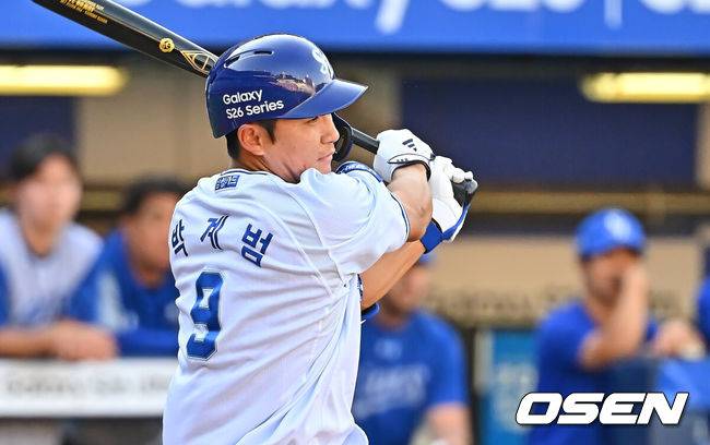 [OSEN=대구, 이석우 기자] 삼성 라이온즈 박계범 020 2026.06.13 / foto0307@osen.co.kr