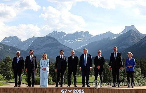 지난해 캐나다에서 열린 G7 정상회의 [AP=연합뉴스 자료사진. 재판매 및 DB 금지]