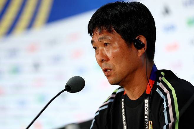 모리야스 하지메 일본 축구 국가대표팀 감독. 로이터연합뉴스