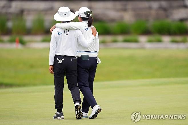 공동 3위를 차지한 임진희와 이소미 [Getty Images via AFP=연합뉴스]