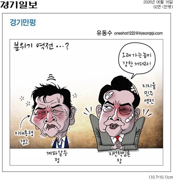 ▲ 6월16일자 경기일보 만평