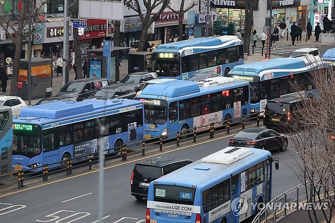 서울 시내버스 [연합뉴스 자료사진]
