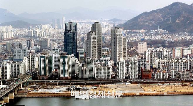 서울 광진구 자양동 일대 아파트 단지 전경. [매경DB]