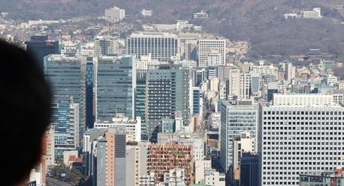 대기업 밀집한 서울 도심 풍경. 연합뉴스