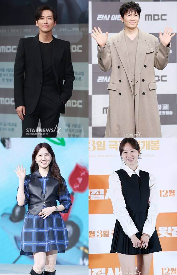 남궁민(사진 왼쪽 위부터 시계방향으로), 지성, 공효진, 박은빈./사진=스타뉴스 DB