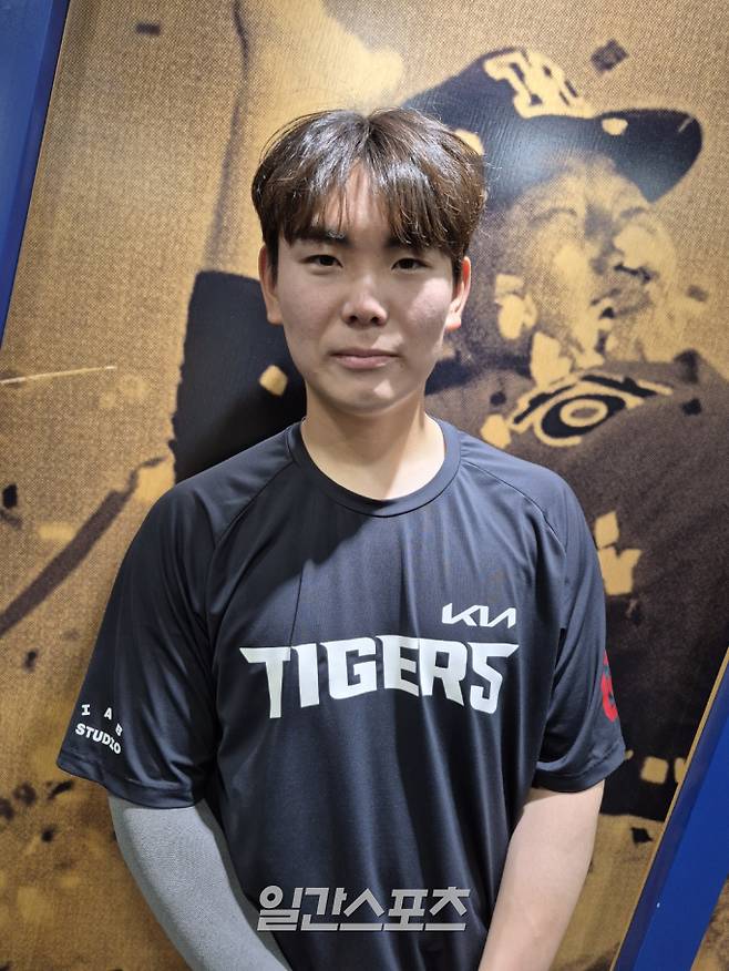 17일 광주 LG전에 앞서 본지와 인터뷰한 KIA 마무리 투수 성영탁. 광주=배중현 기자