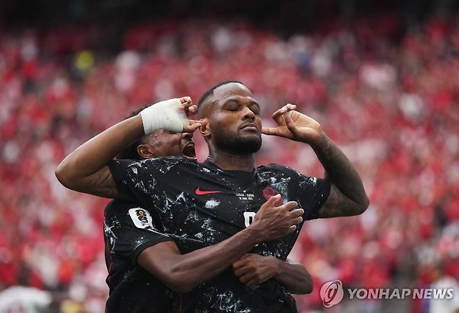 2경기 연속골을 터트린 카일 래린. [AP=연합뉴스]
