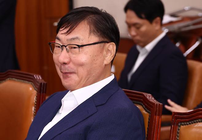 2024년 10월 2일 국회의 박상용 검사 탄핵소추 청문회에 출석한 이화영 전 경기도 평화부지사./뉴스1
