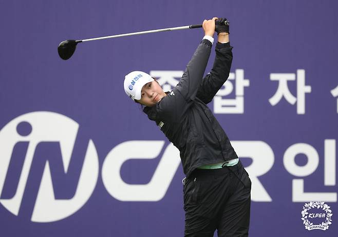 [서울=뉴시스] 한국여자프로골프(KLPGA) 투어 인카금융 더 헤븐 마스터즈 2라운드 단독 선두 서교림. (사진=KLPGA 제공) 2026.06.20. *재판매 및 DB 금지