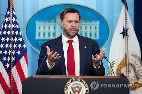 밴스 부통령 [AFP=연합뉴스 자료사진. 재판매 및 DB 금지]