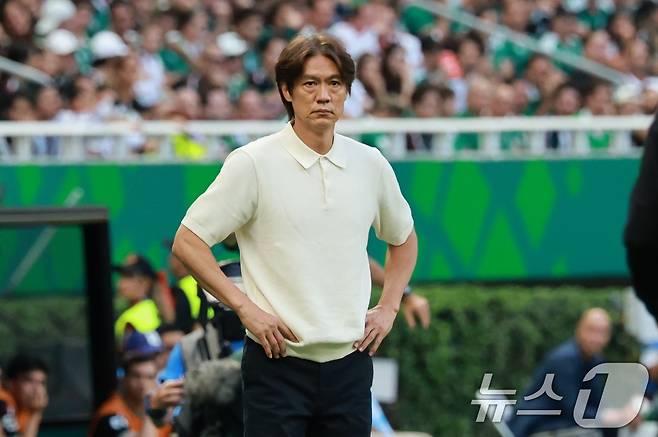 대한민국 축구대표팀 홍명보 감독. ⓒ 뉴스1 임세영 기자