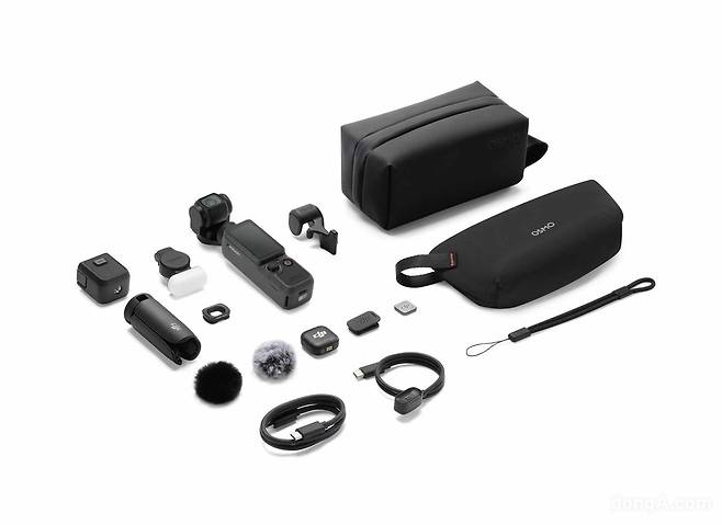 DJI 오스모 포켓4 크리에이터 콤보 구성품. DJI제공
