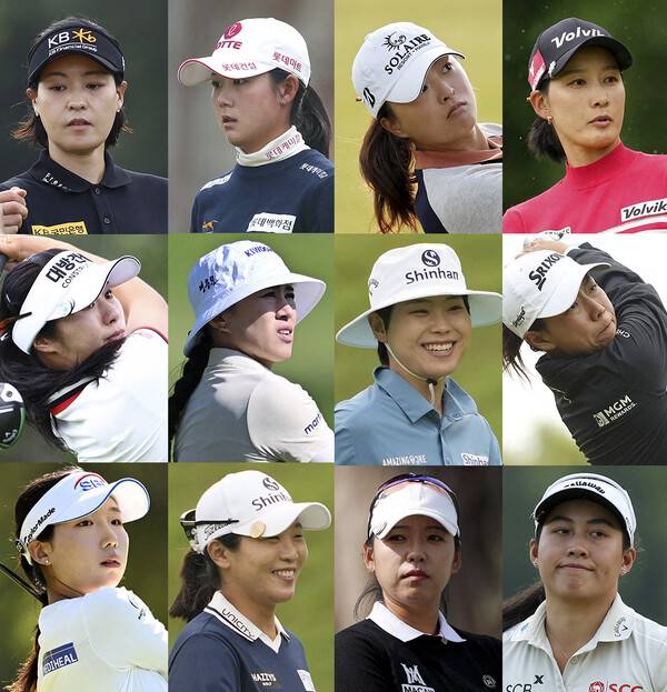 2026년 미국여자프로골프(LPGA) 투어 마이어 LPGA 클래식에 출전한 전인지, 황유민, 고진영, 최운정, 이정은6, 양희영, 이소미, 신지은, 이동은, 임진희, 이미향 프로. 지노 티띠꾼. 사진제공=ⓒAFPBBNews = News1 (사진을 무단으로 사용하지 마십시오.)