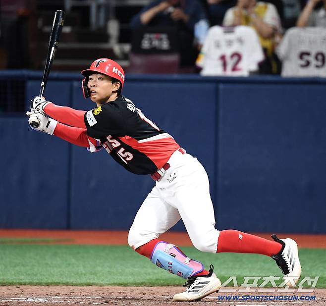 28일 고척 스카이돔에서 열린 키움과 KIA의 경기. 타격하는 KIA 박재현. 고척=송정헌 기자songs@sportschosun.com/2026.05.28/