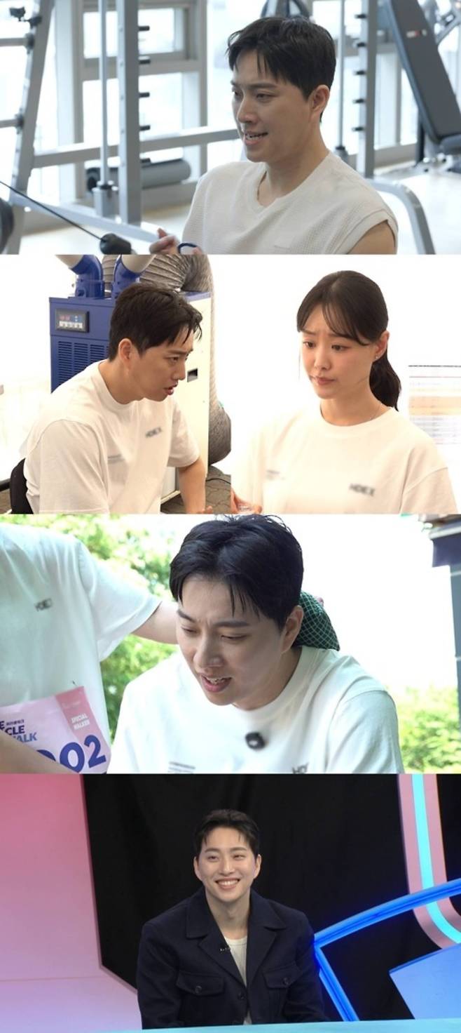 박위·송지은 부부가 '7km 휠체어 마라톤'에 도전하던 중 예상치 못한 건강 이상을 겪는다./사진제공=SBS
