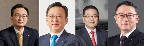 (왼쪽부터) 이환주 KB국민은행장과 정상혁 신한은행장, 이호성 하나은행장, 정진완 우리은행장 [사진=각 사]