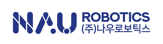나우로보틱스가 8월부터 자사 다관절 로봇에 적용할 하모닉 감속기 상용화를 추진하는 가운데, 18일 파란색 계열로 디자인된 기업 로고가 소개되고 있다.