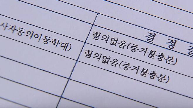 무혐의로 결론