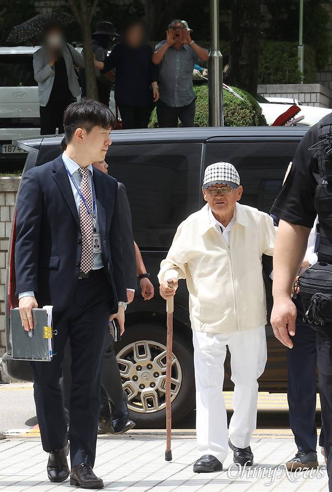 이만희 구속 여부 결정 관련 현장