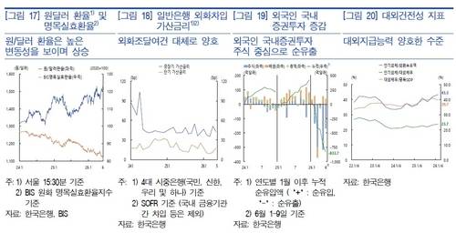 대외건전성지표 등 [한은 제공]