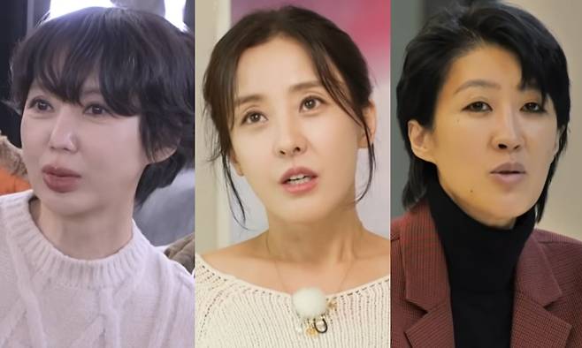 (왼쪽부터) 유혜정, 박은혜, 홍진경. KBS·MBN·MBC 제공