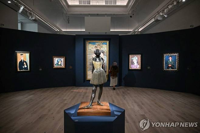 소더비의 경매에 나온 작품들 [AFP=연합뉴스 자료사진. 재판매 및 DB 금지]