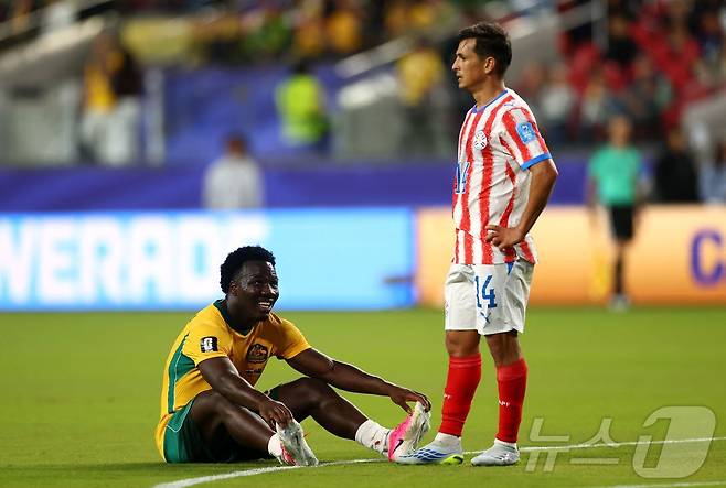 호주와 파라과이가 0-0으로 비겼다.ⓒ AFP=뉴스1