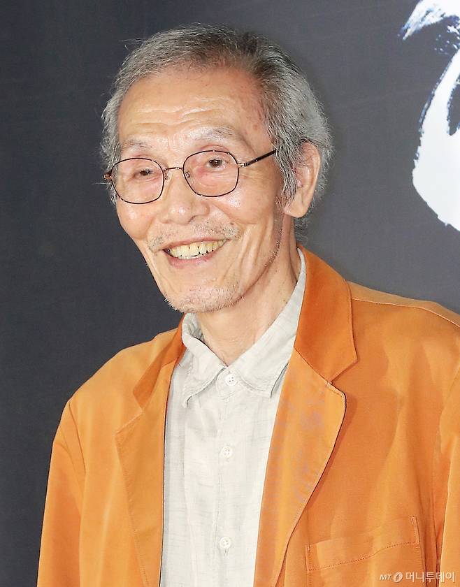 배우 오영수. 사진은 2022년 7월26일 서울 송파구 잠실 롯데타워에서 열린 영화 '한산: 용의 출현' VIP시사회에 참석한 모습 /사진=머니투데이 사진DB