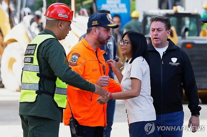 델시 로드리게스 베네수엘라 임시 대통령 [AP=연합뉴스 자료사진.재판매 및 DB 금지]