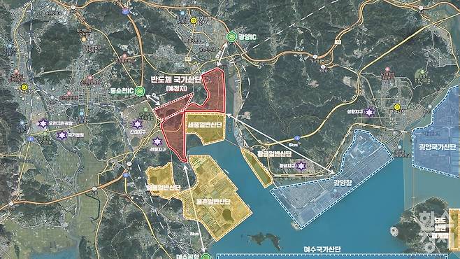 RE100 반도체 국가산단 유치 후보지.순천시 제공