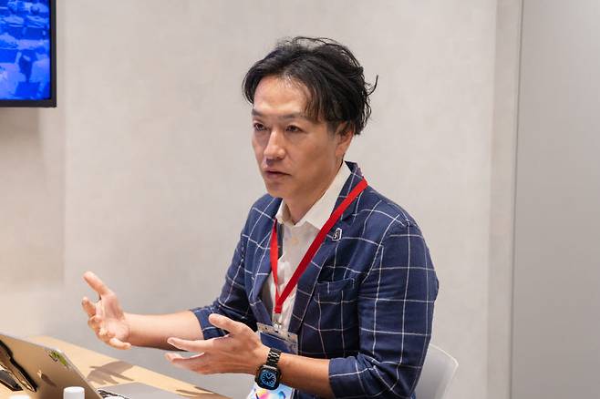 이가라시 히사시 쇼피파이 일본 파트너사업부 총괄이 이데일리와 인터뷰를 진행하고 있다. (사진=김아름 기자)