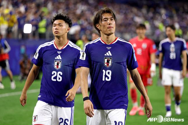 일본 축구대표팀. /AFPBBNews=뉴스1