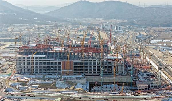 경기도 용인시 처인구 원삼면 용인반도체클러스터 일반산업단지 공사현장. [출처=연합]