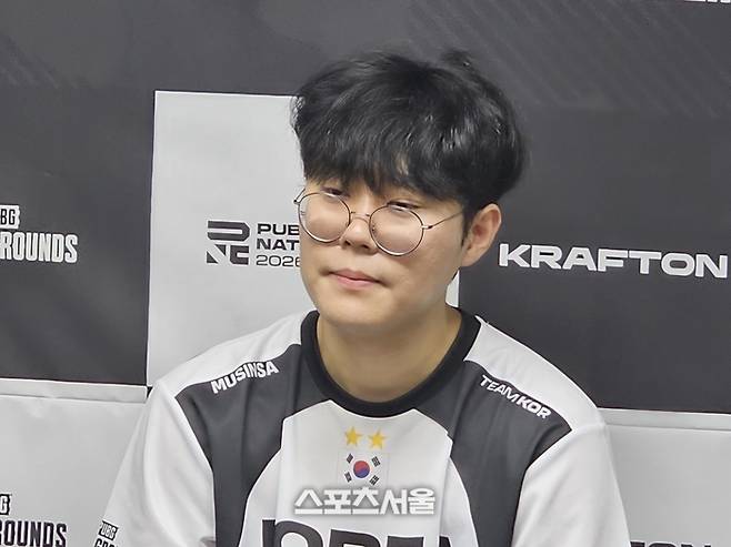 김성민 감독인이 28일 서울 장충체육관에서 열린 ‘PNC 2026 인 서울’ 그랜드 파이널에서 준우승을 차지한 후 인터뷰를 하고 있다. 장충체육관=김민규 기자 kmg@sportsseoul.com