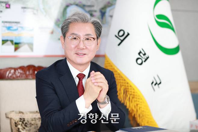 오태완 의령군수. 경향신문 자료사진
