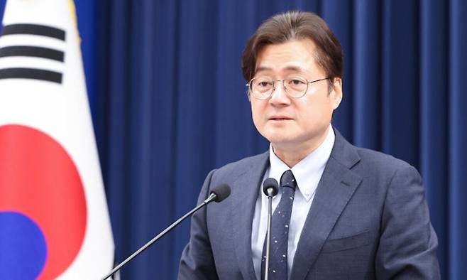 홍익표 청와대 정무수석. 뉴스1