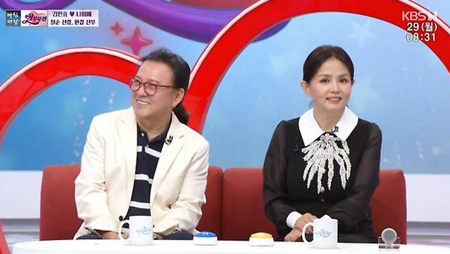 ▲ 가수 나미애, 작곡가 김인효. 출처|KBS1