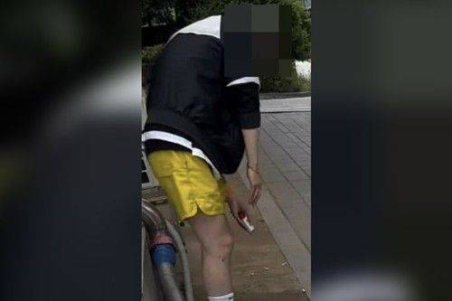 '수원 마약 의심 영상' 속 남성/사진=인터넷 커뮤니티 캡처, 연합뉴스