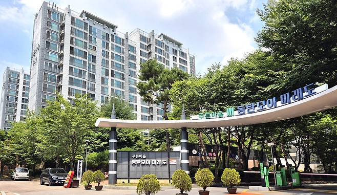 경기 화성시 동탄구 푸른마을동탄모아미래도 전경. 한창호 기자