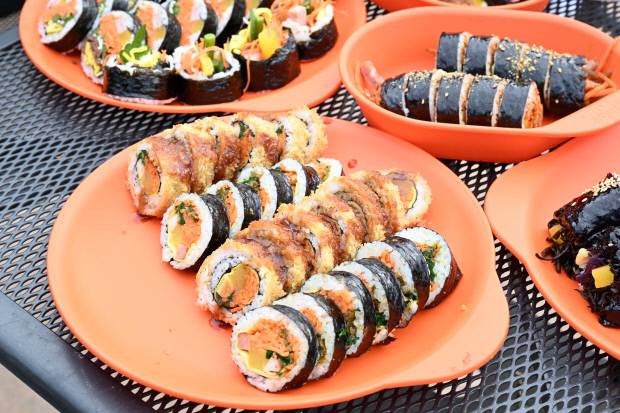 2025 김천김밥축제의 김밥. 김천시 제공