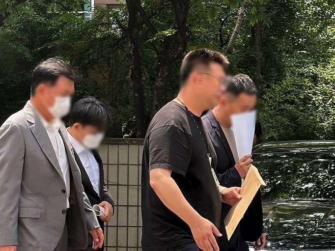 '주가조작 패가망신 1호' 피의자들 영장실질심사/ 사진=연합뉴스