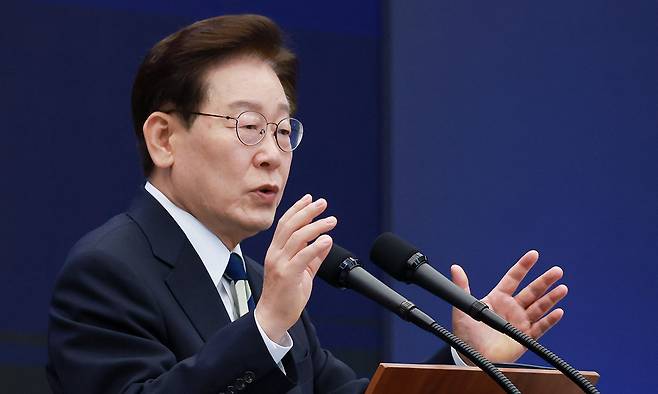 이재명 대통령. 연합뉴스