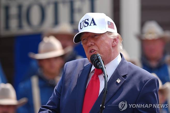 트럼프 대통령 [AP=연합뉴스. 재판매 및 DB 금지]