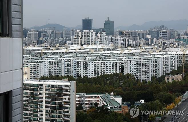서울 강남구 대치동 은마아파트 일대 전경 [연합뉴스 자료사진]